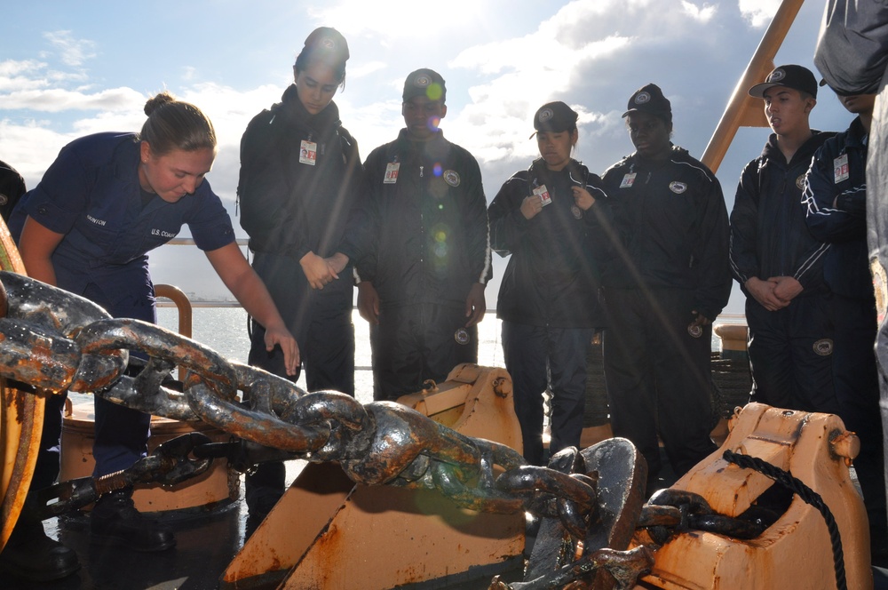OMI cadets tour the CGC Cobb