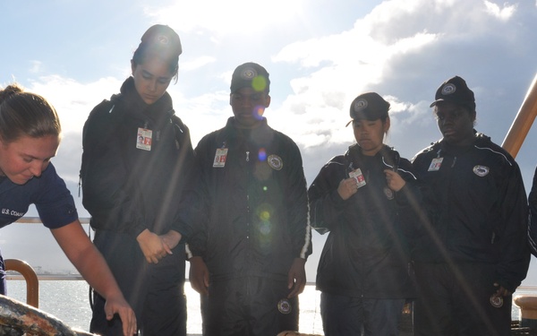 OMI cadets tour the CGC Cobb