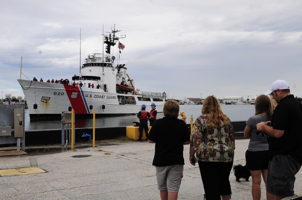 Coast Guard Cutter Resolute returns home after 7-week patrol