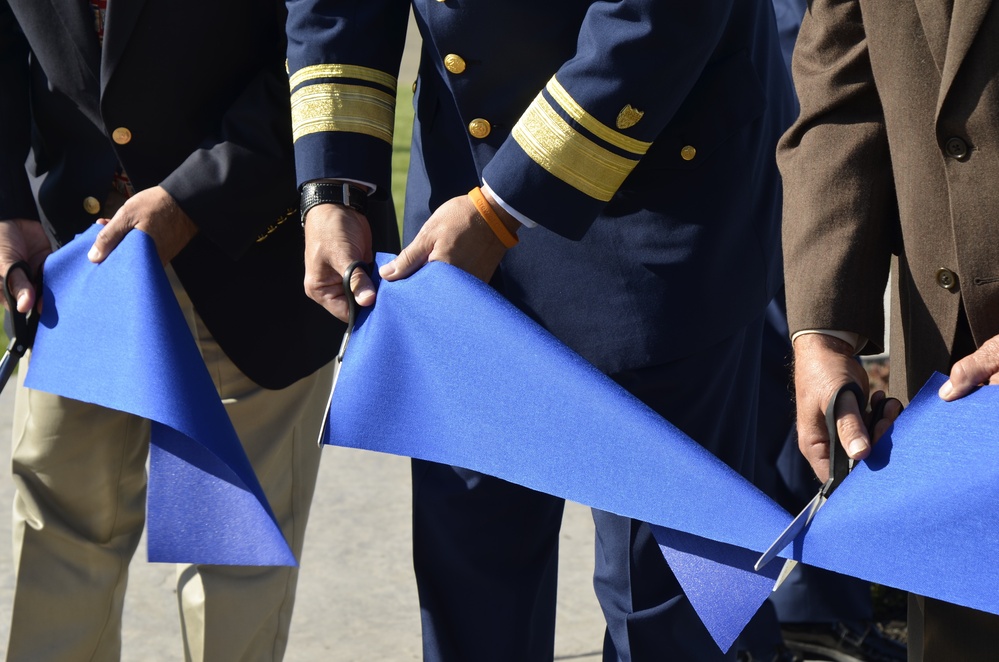 C-130 bronze memorial dedication ceremony