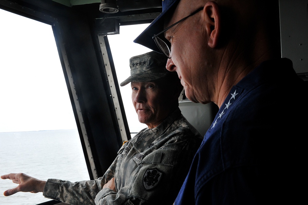 CJCS, CCG tour Stratton