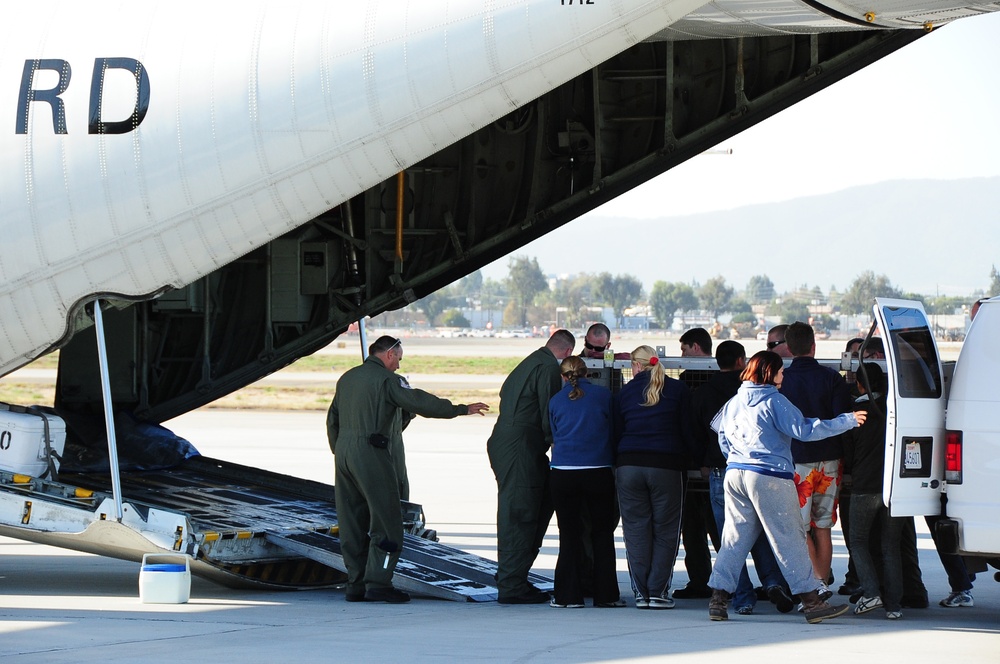 Air Station Sacramento transports monk seal