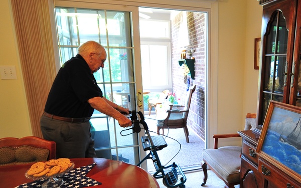 Coast Guard vet promoted 69 years later