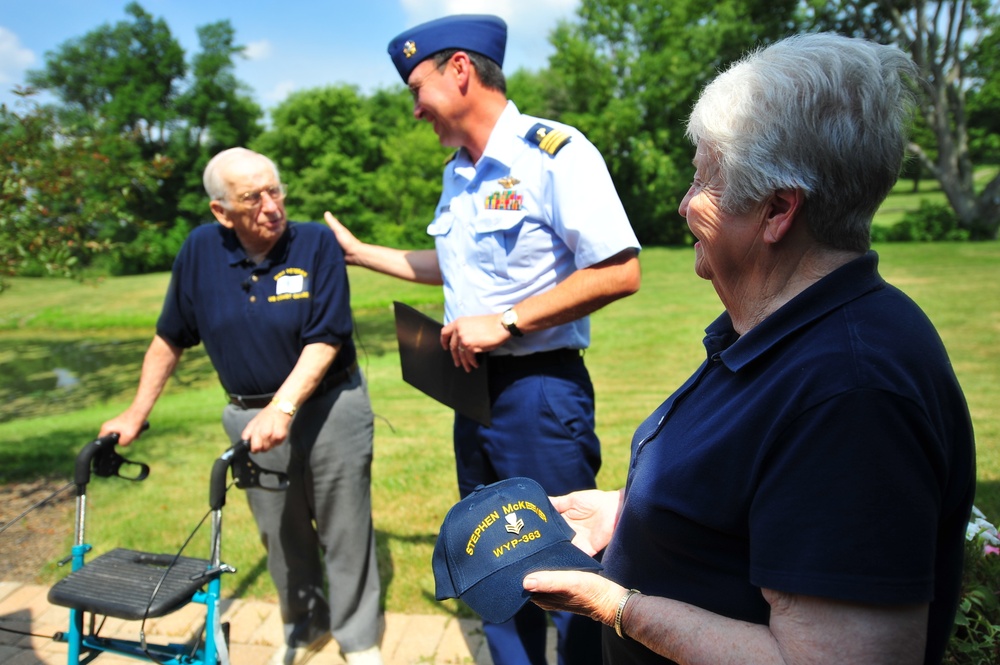 Coast Guard vet promoted 69 years later