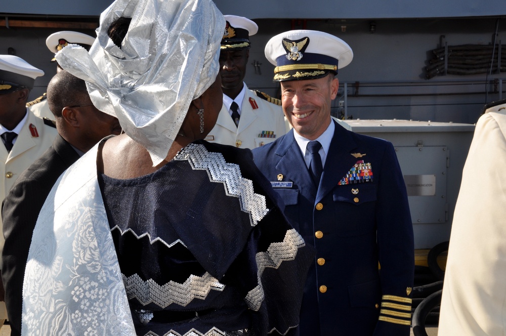 Nigerian Navy ship Thunder departs Alameda