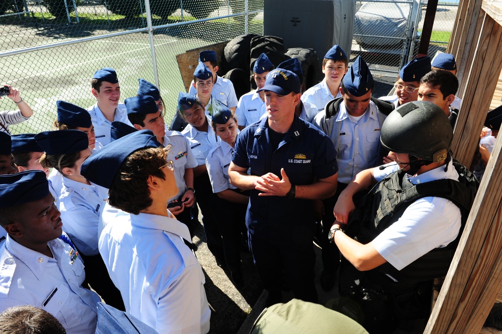 MAST Academy visits TACLET South, Air Station Miami