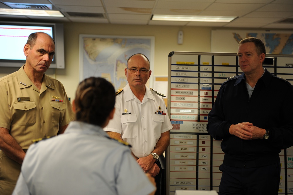 Sector Hampton Roads Command Center briefi
