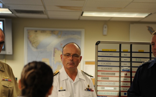 Sector Hampton Roads Command Center briefi