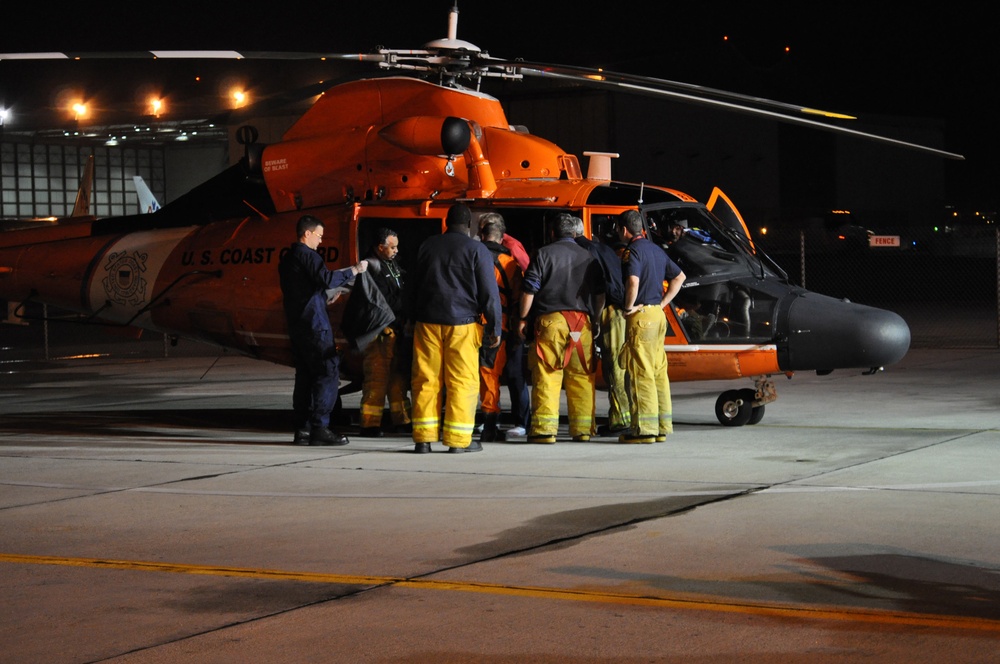 Air Station Los Angeles helicopter rescue crewmembers