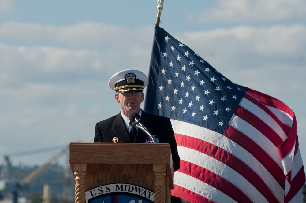 USS Peleliu change of command