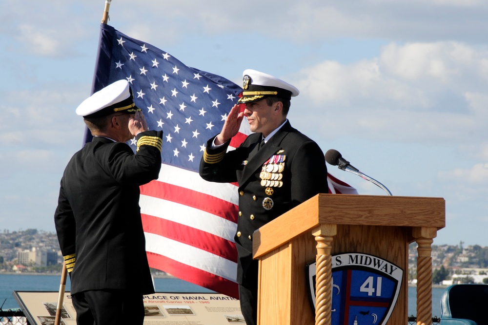 USS Peleliu change of command