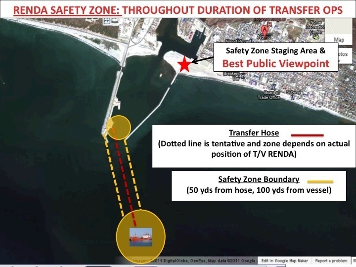 Nome energy support safety zone graphic