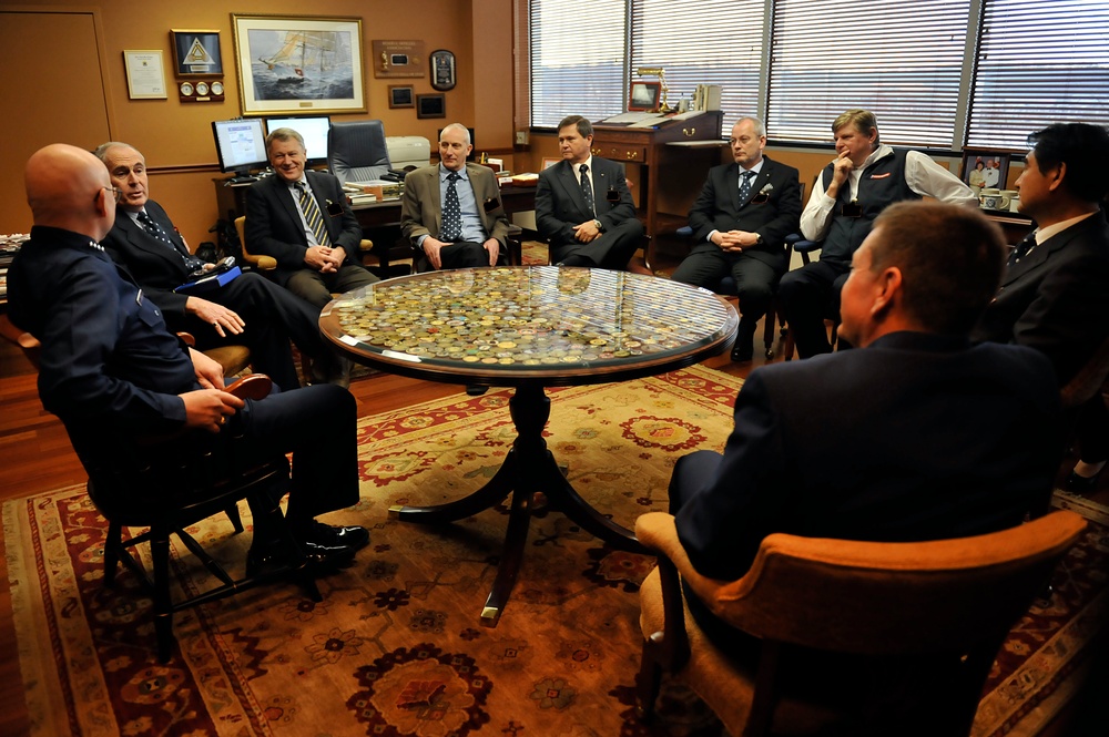 Meeting at Coast Guard Headquarters