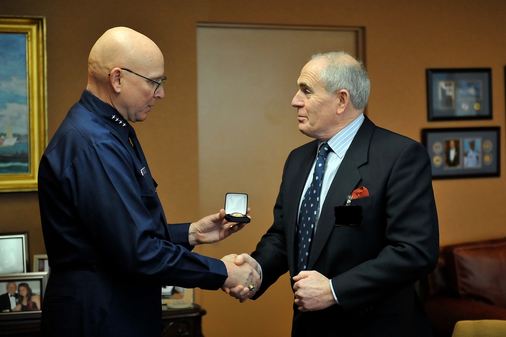 Meeting at Coast Guard Headquarters