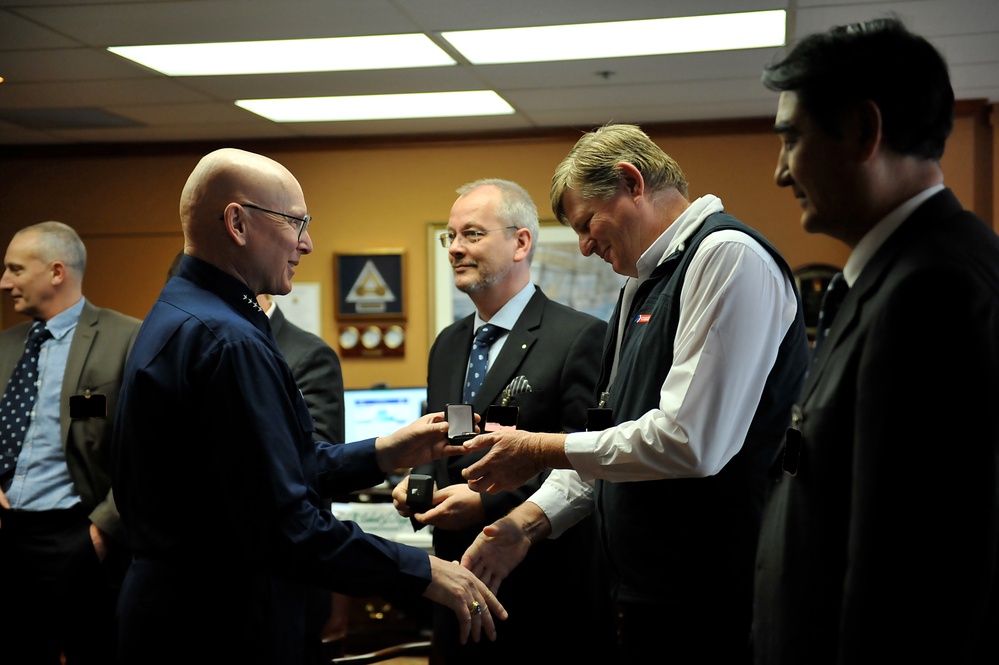 Meeting at Coast Guard Headquarters