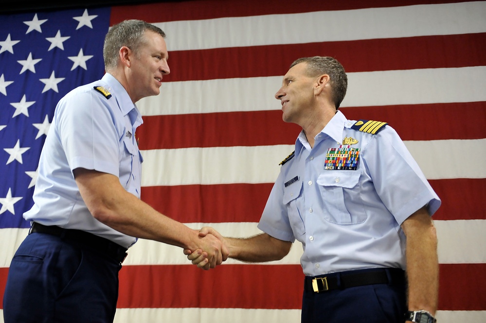 Rear Adm. Kurt Hinrichs promotion events