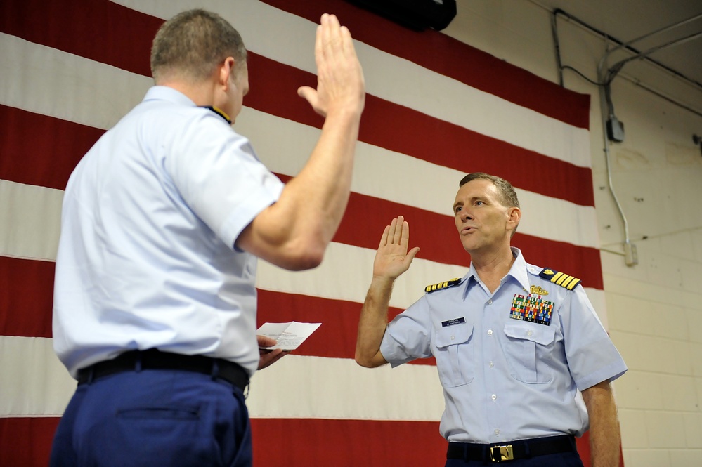 Rear Adm. Kurt Hinrichs promotion events