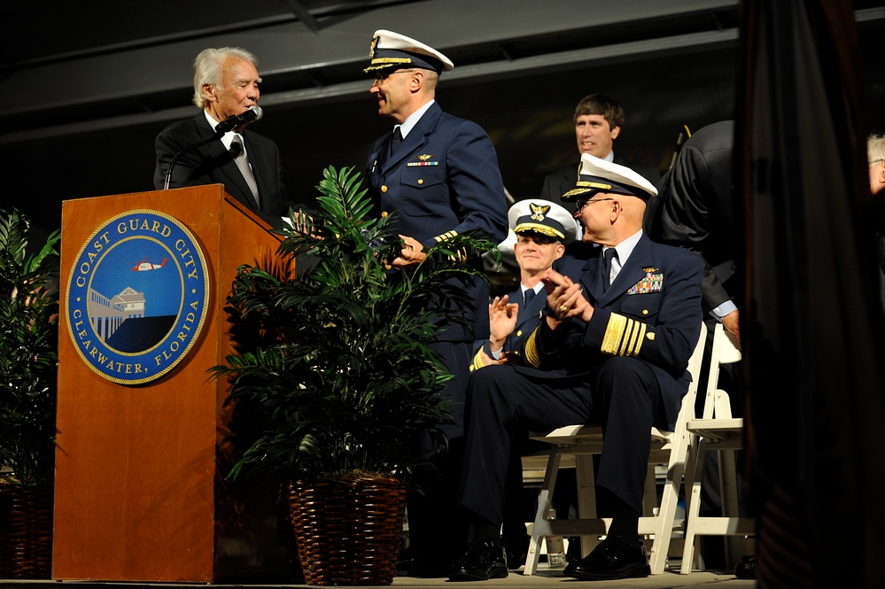 Coast Guard City ceremony