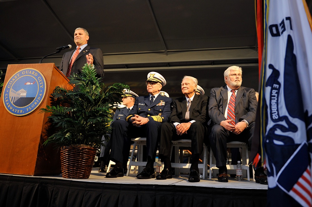 Coast Guard City ceremony