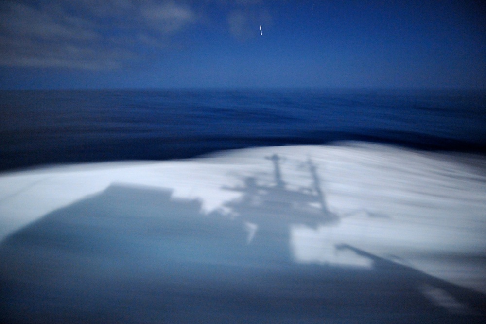 Dallas U/W at night on last patrol