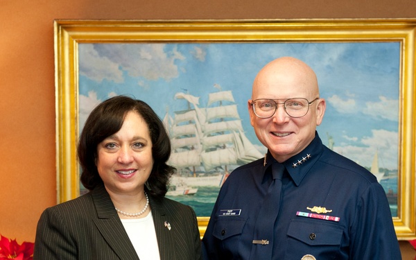 CG commandant meets with DOJ DEA