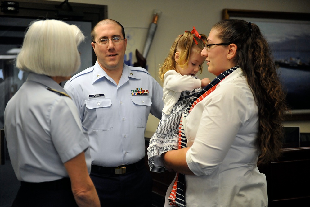 DVIDS Images Advancement ceremony at Coast Guard Headquarters