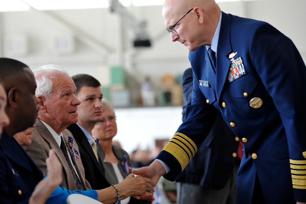 Memorial ceremony for the crew of Coast Guard 6535