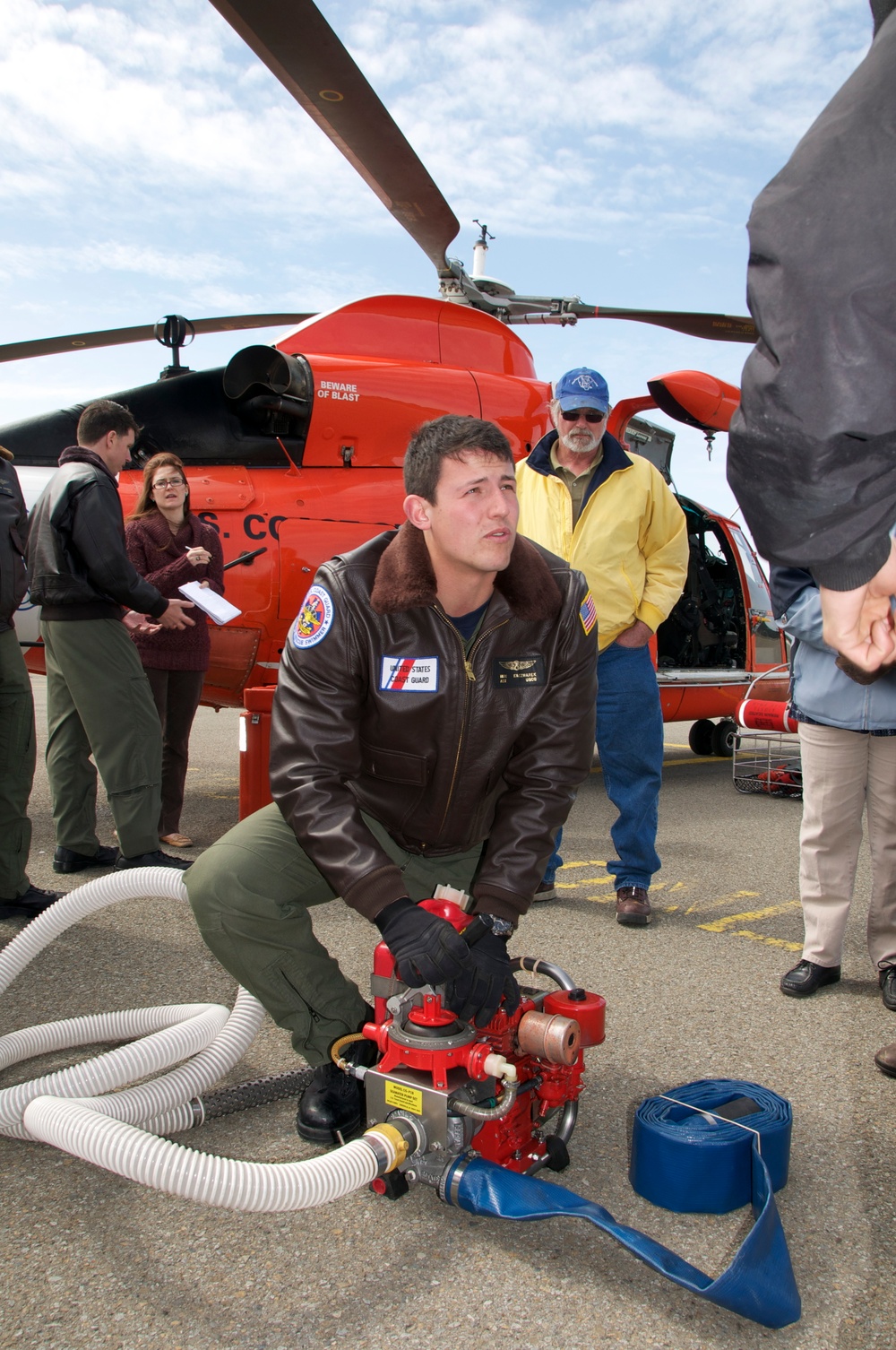 Air Station SF participates in fishing boat safety class