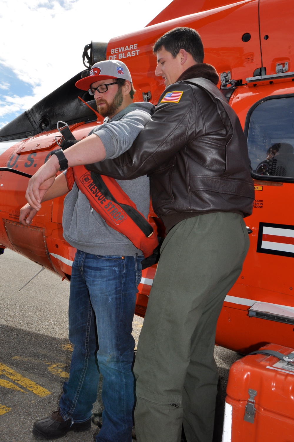 Air Station SF participates in fishing boat safety class