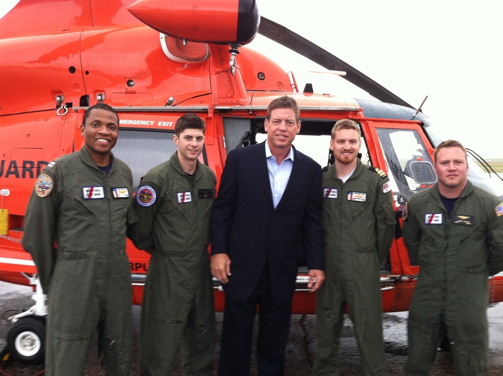 Corpus Christi Aircrew and Troy Aikman