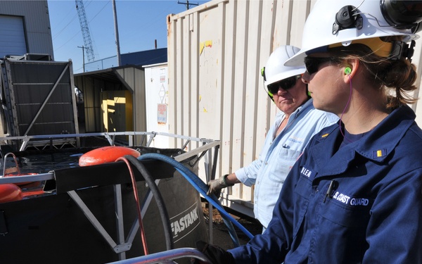 Oil Spill training at OHMSETT