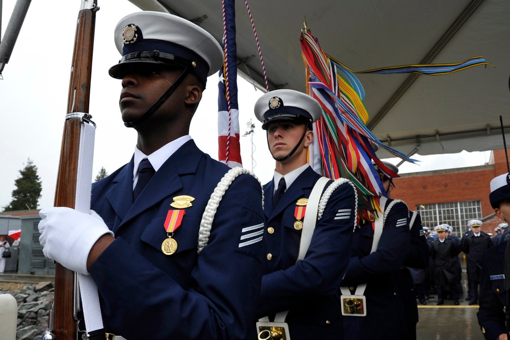 Stratton Commissioning Color Guard