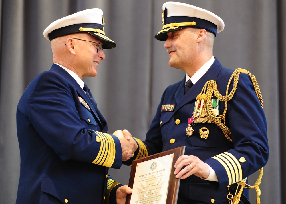 Capt Custard retires from USCG