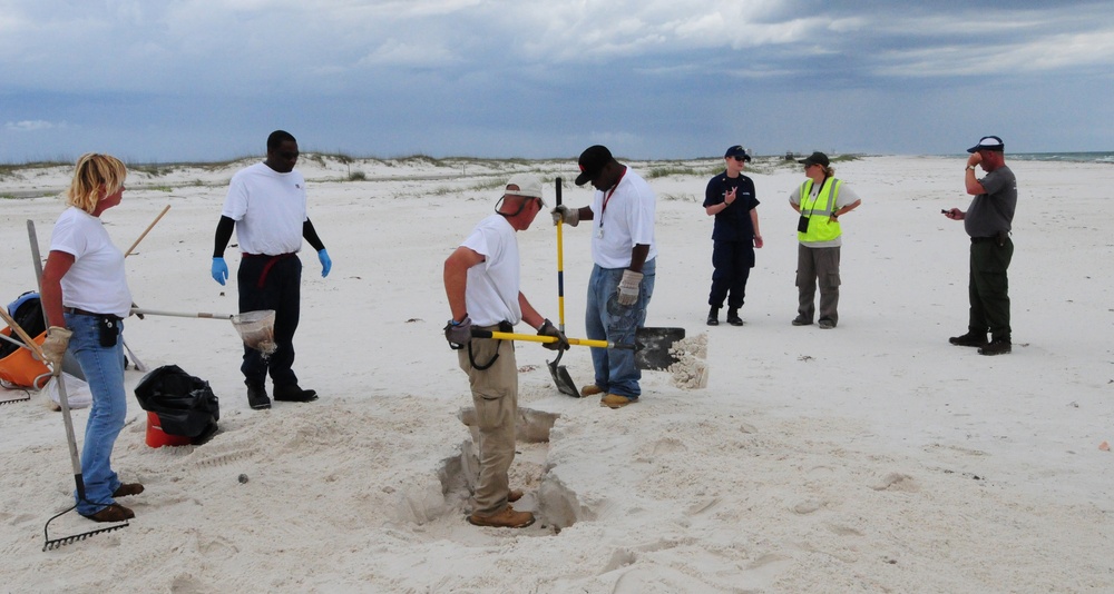 Fort Pickens cleanup operations