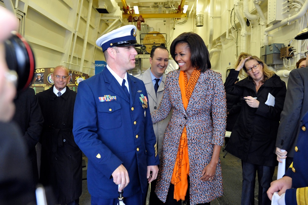 Coast Guard Cutter Stratton Commissioning ceremony