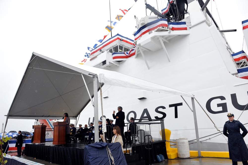 Coast Guard Cutter Stratton Commissioning ceremony