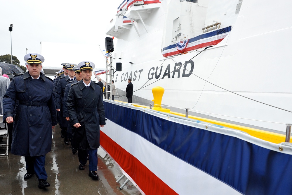 Coast Guard Cutter Stratton Commissioning ceremony