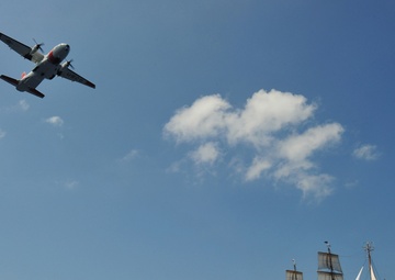 CG aircraft delivers part to CGC Eagle