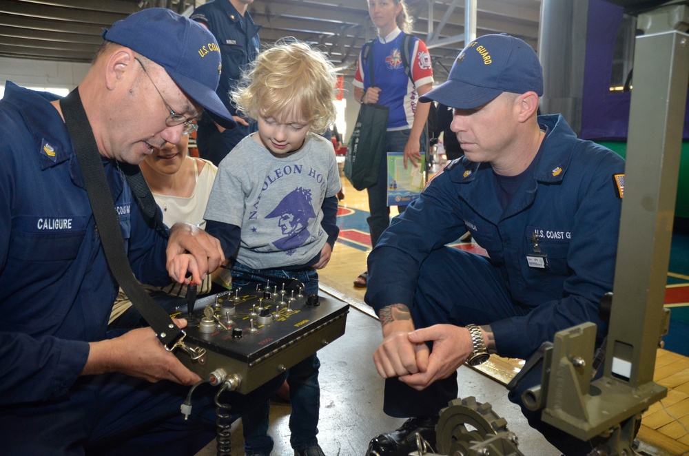 DVIDS - Images - Military Kids Day at Coast Guard Island