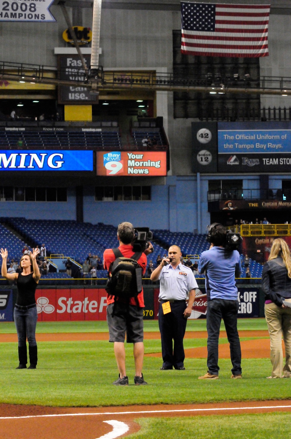 Coast Guard night with Rays
