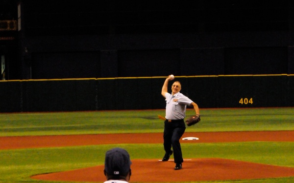 Coast Guard night with Rays