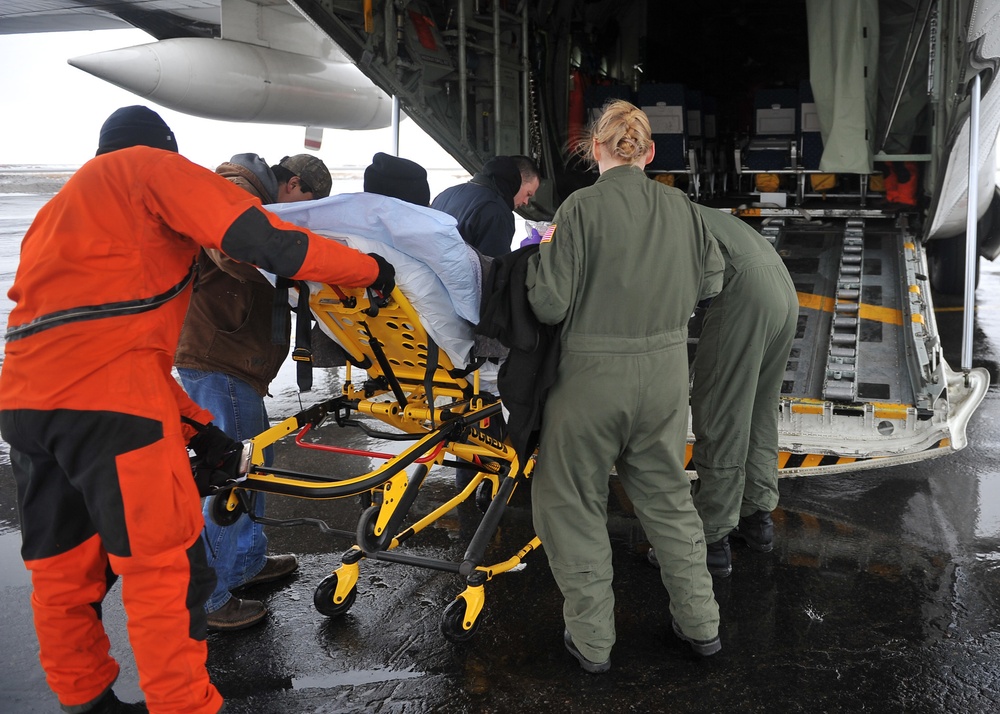 Coast Guard Air Station Kodiak medevacs three from Cold Bay