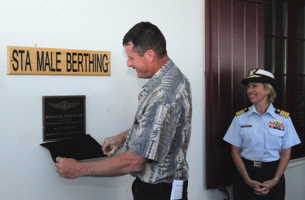 Barracks dedication ceremony