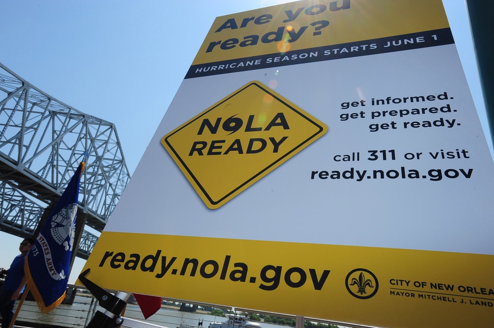 NOLA Ready hurricane preparedness news briefing