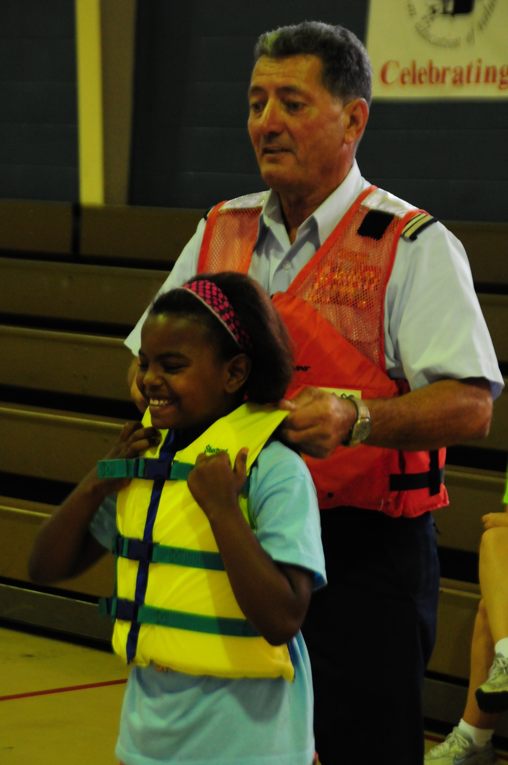 Coastie visits Camp Crusader