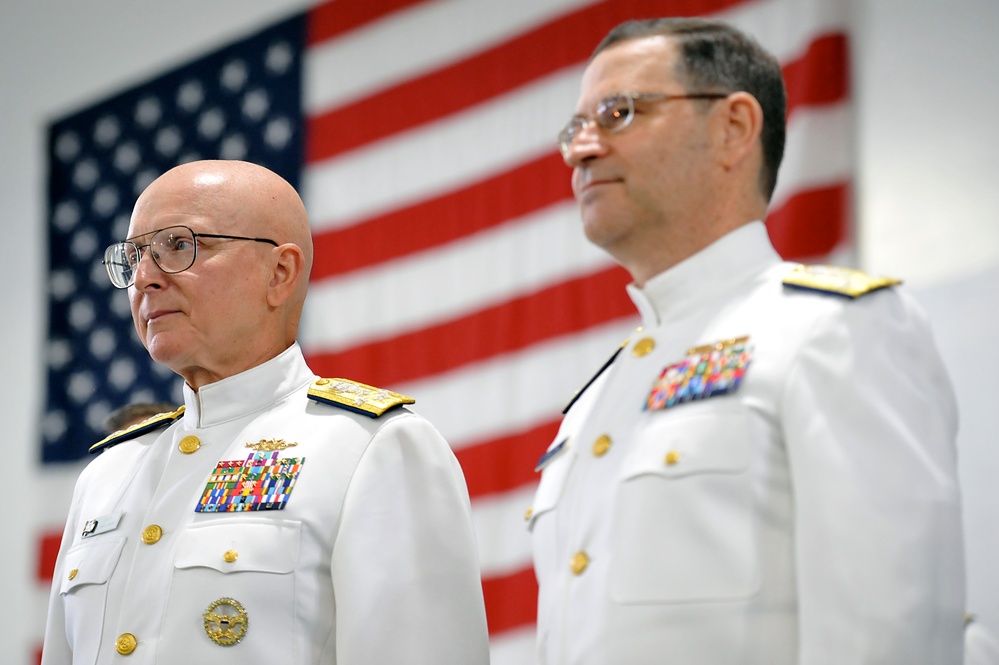 Vice Adm. Brian Salerno's retirement ceremony