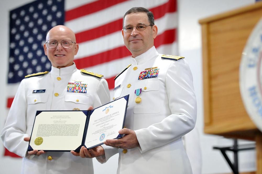 Vice Adm. Brian Salerno's retirement ceremony