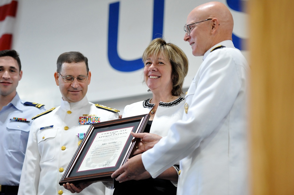 Vice Adm. Brian Salerno's retirement ceremony