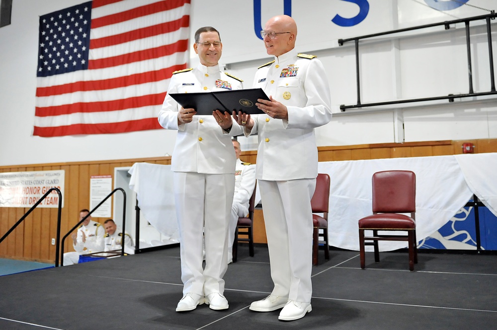 Vice Adm. Brian Salerno's retirement ceremony