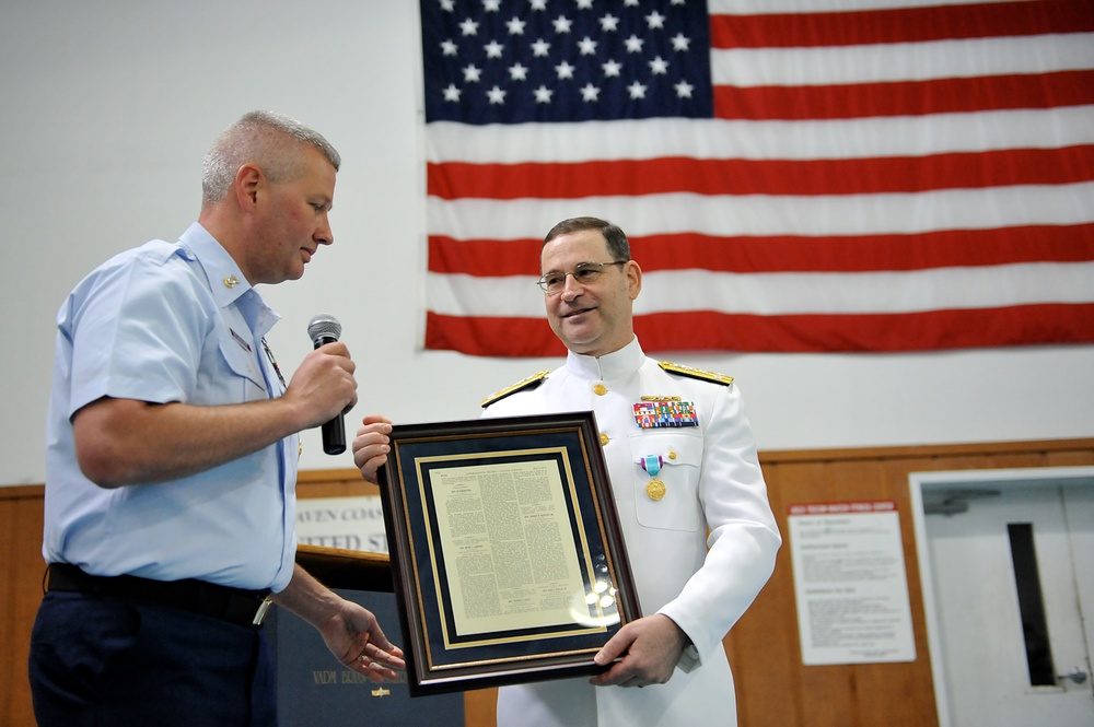 Vice Adm. Brian Salerno's retirement ceremony
